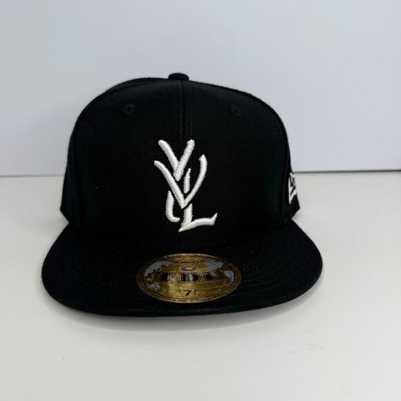 7 1/2 Playboi Carti YVL Fitted Hat Black White Opium - Picture 1 of 4